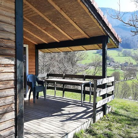 Chalet Du Camping La Porte St Martin Saint-Martin-en-Vercors Exteriér fotografie