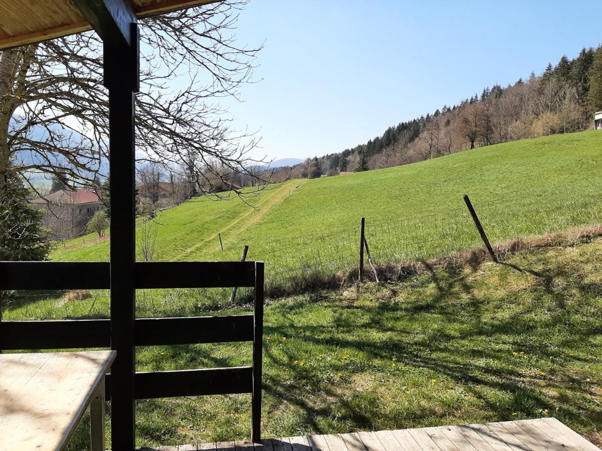 Chalet Du Camping La Porte St Martin Saint-Martin-en-Vercors Exteriér fotografie
