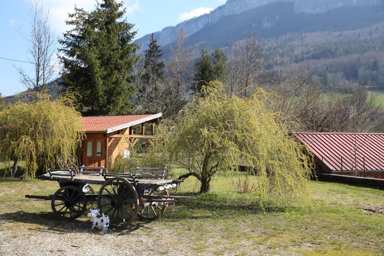 Chalet Du Camping La Porte St Martin Saint-Martin-en-Vercors Exteriér fotografie